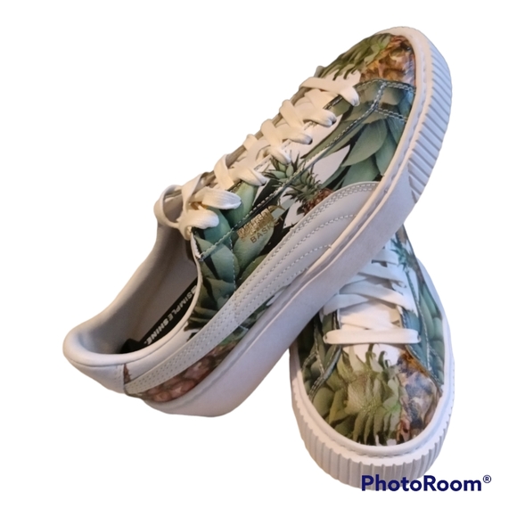 PUMA BASKET PLATFORM PINEAPPLE PRINT - Picture 5 of 11
